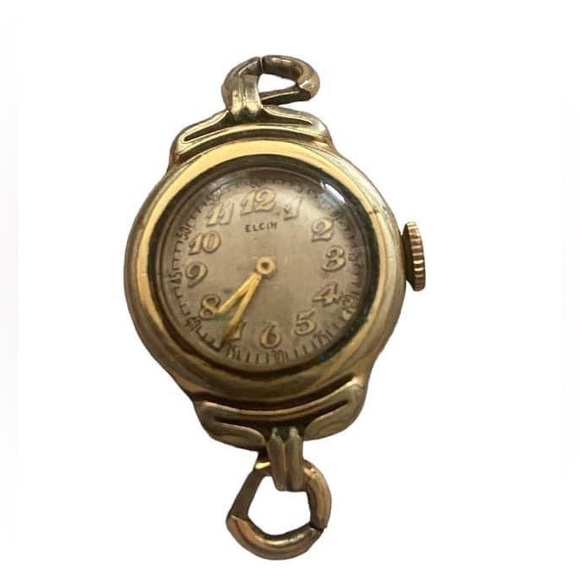 Accessories - FINAL SALE 🌞 10K GF Elgin Vintage Watch Face #2431